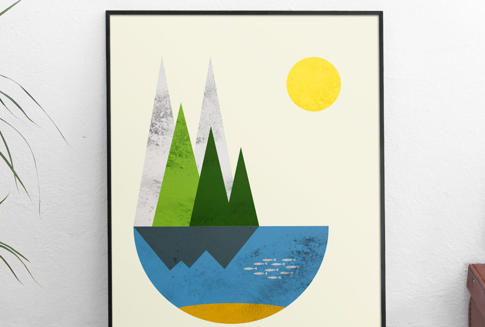 Abstract landscape