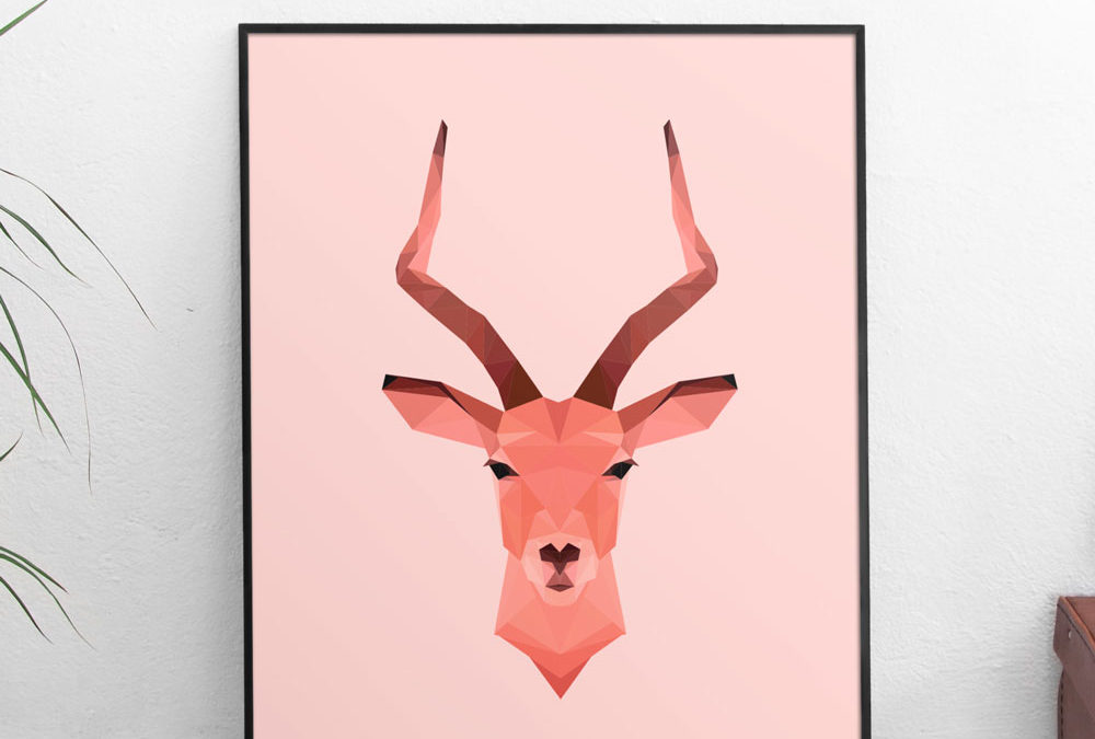 Low poly impala